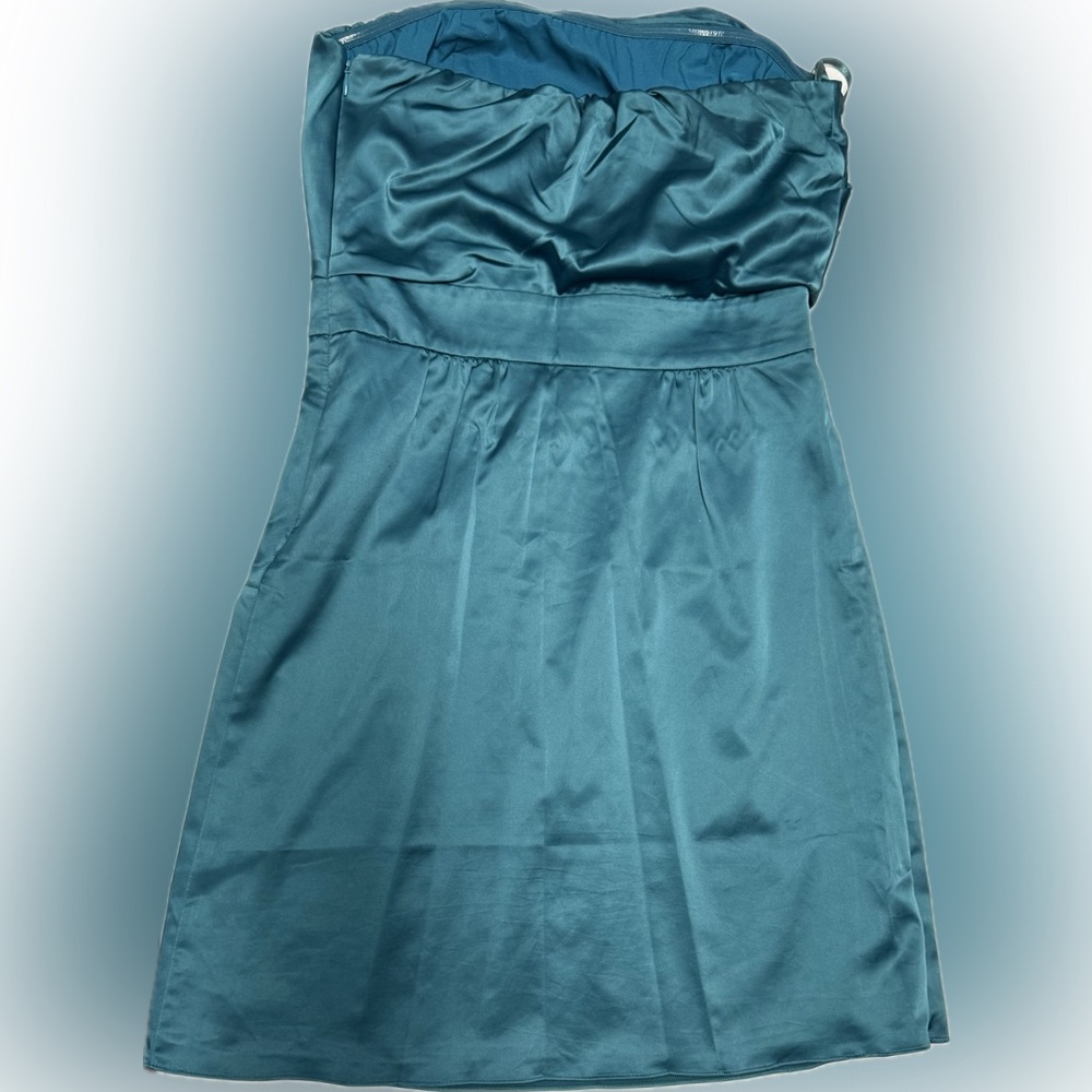 The Limited Strapless Dress in Deep Teal | Sz 10 - Picture 2 of 3